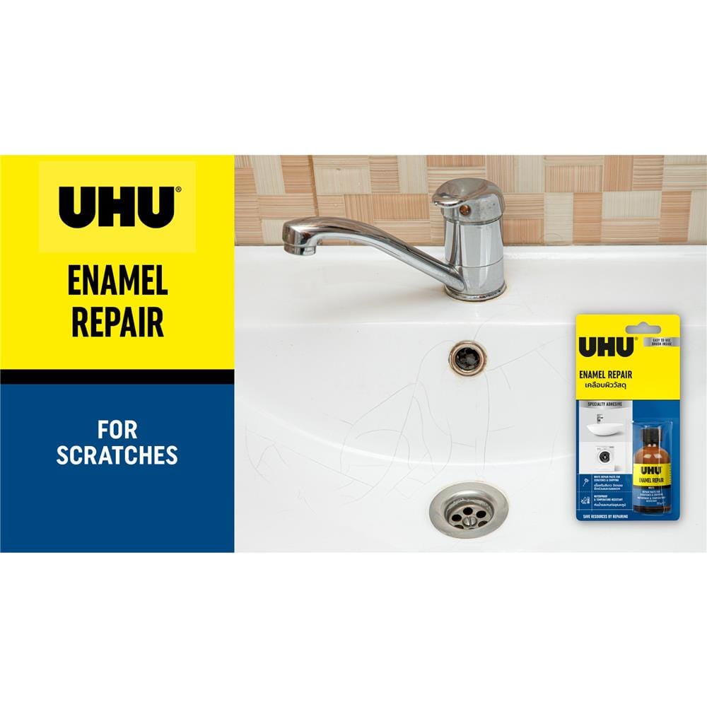 น้ำยาเคลือบผิว UHU ENAMEL REPAIR 23 ก. สีขาว