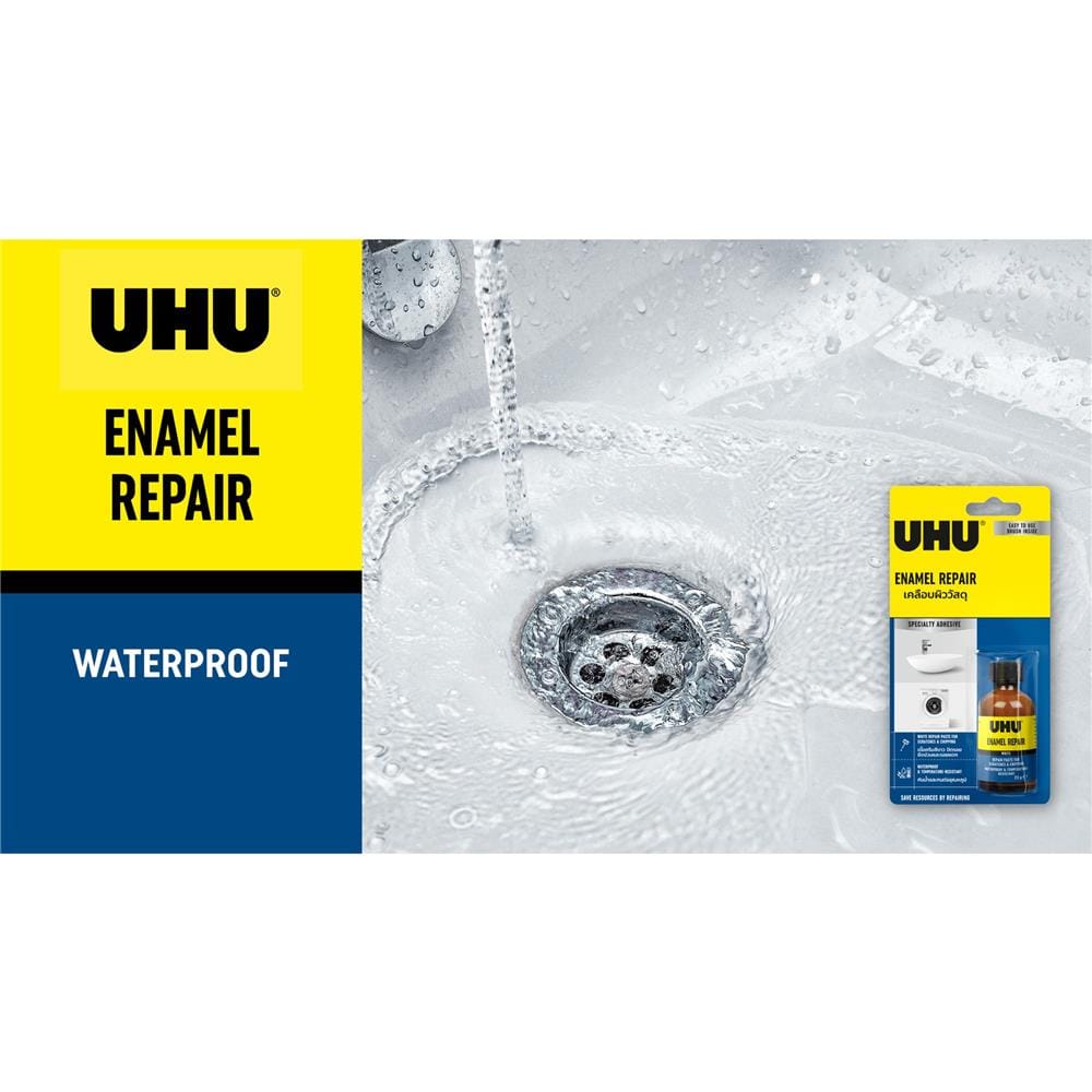 น้ำยาเคลือบผิว UHU ENAMEL REPAIR 23 ก. สีขาว