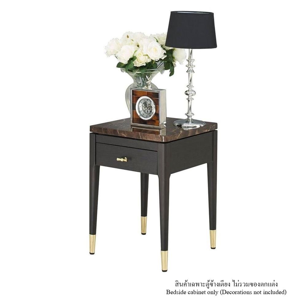 ตู้ข้างเตียง SB FURNITURE MICHALA 19122209 40 ซม. สีไม้เข้ม