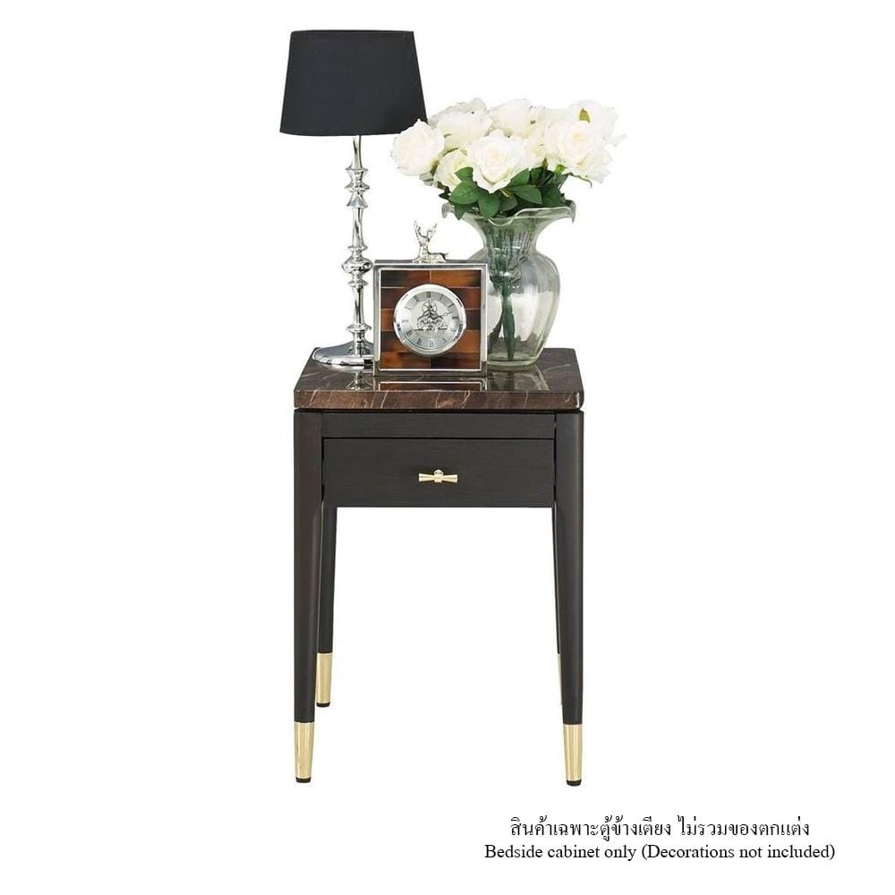 ตู้ข้างเตียง SB FURNITURE MICHALA 19122209 40 ซม. สีไม้เข้ม