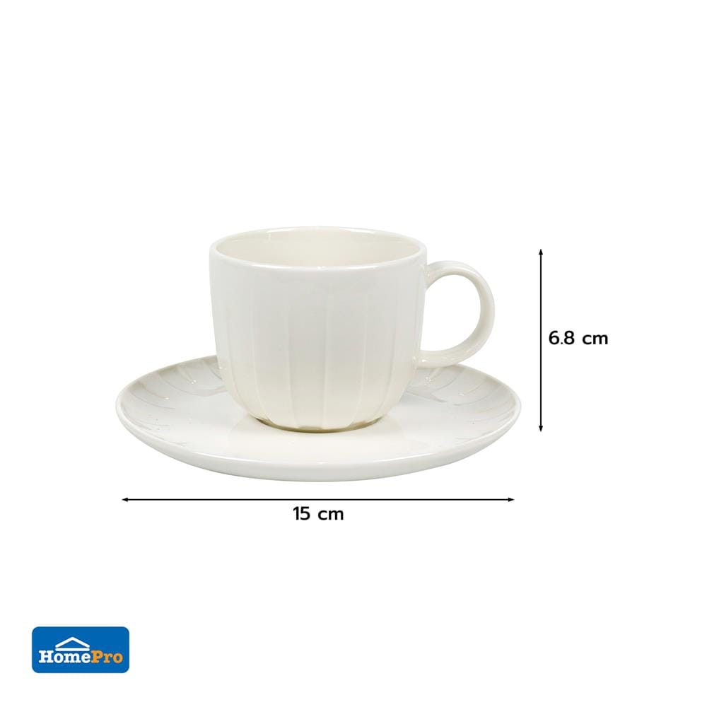 ชุดถ้วยกาแฟ FINE PORCELAIN 220 มล. KECH ABSOLUTE