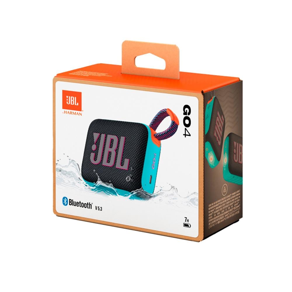 ลำโพงบลูทูธ JBL GO 4 สีดำ/ส้ม