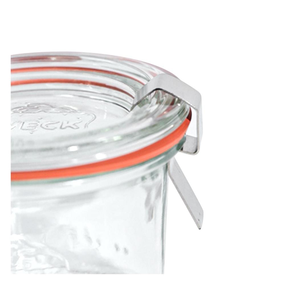 ขวดโหลแก้วฝาดึง WECK MINI MOLD 80 มล. สีใส/ส้ม