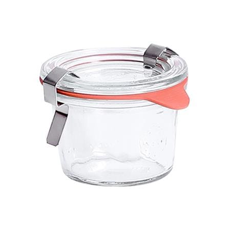 ขวดโหลแก้วฝาดึง WECK MINI MOLD 80 มล. สีใส/ส้ม_1