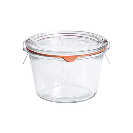ขวดโหลแก้วฝาดึง WECK MOLD 370 มล. สีใส/ส้ม_0