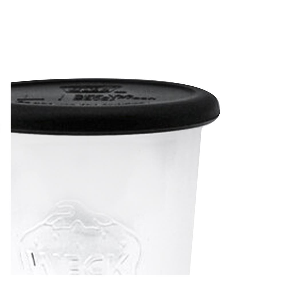 ขวดโหลแก้วฝาดึง WECK MOLD 850 มล. สีดำ/ใส