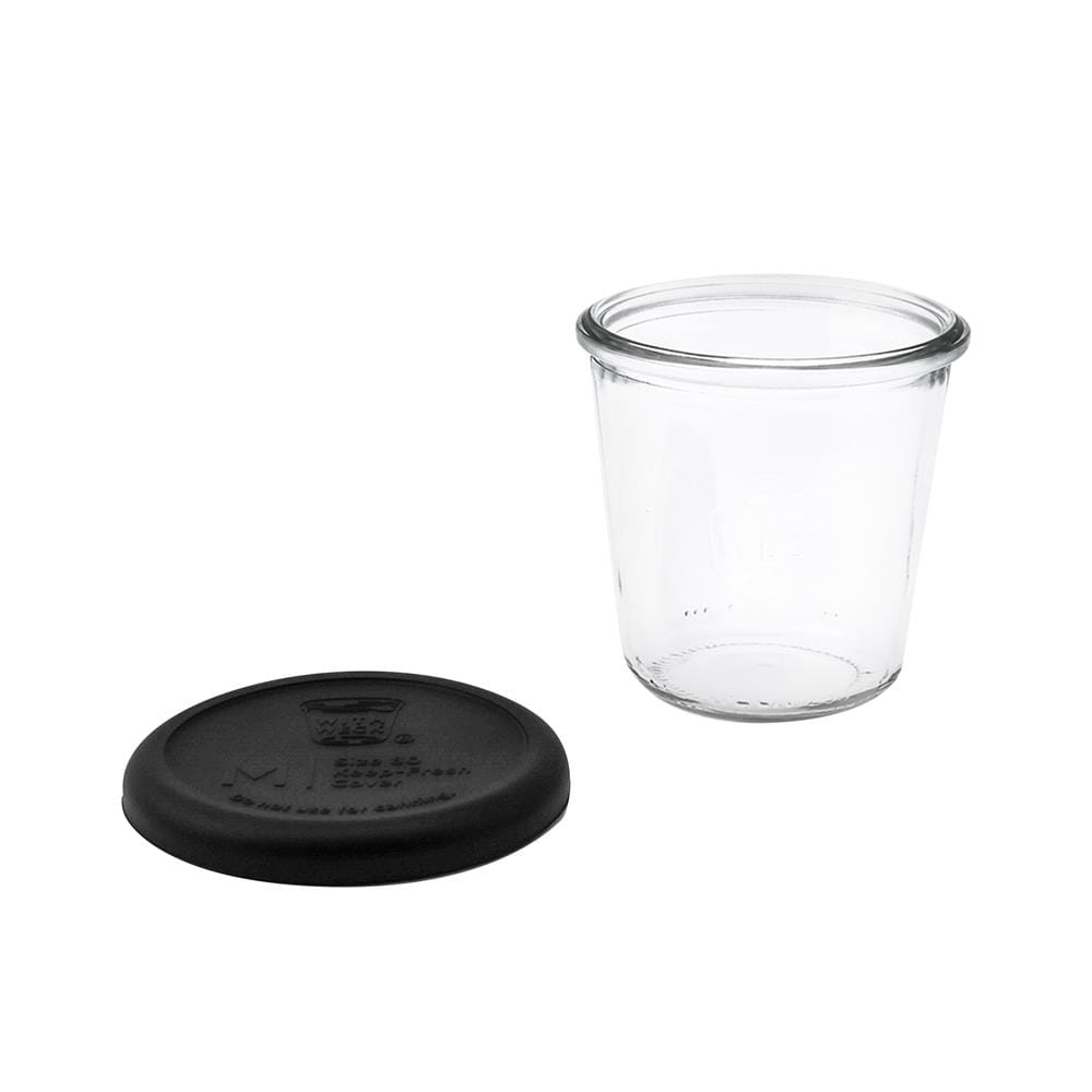 ขวดโหลแก้วฝาดึง WECK MOLD 290 มล. สีดำ/ใส