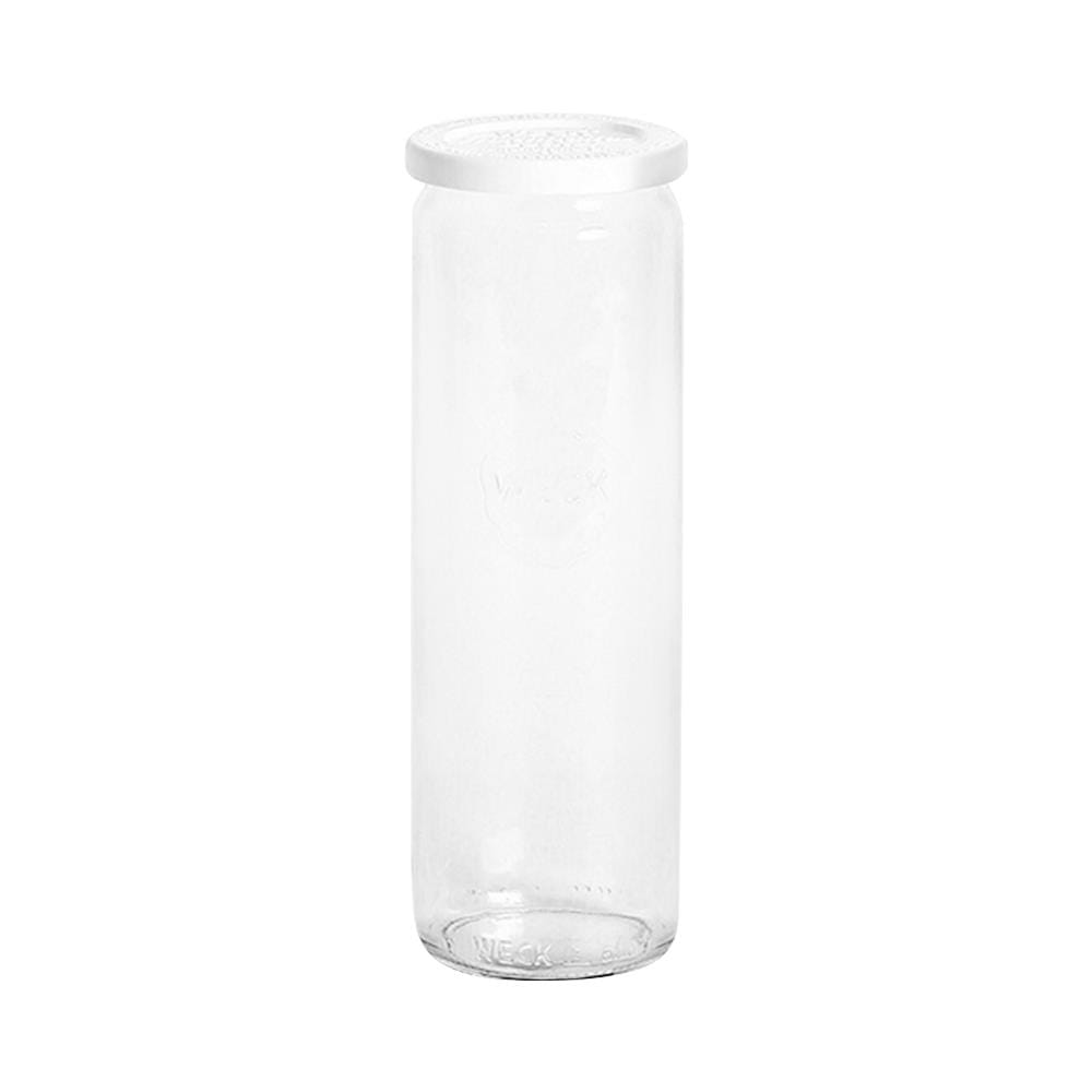 ขวดโหลแก้วฝาดึง WECK CYLINDER 600 มล. สีขาว/ใส