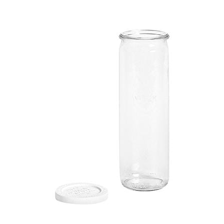 ขวดโหลแก้วฝาดึง WECK CYLINDER 600 มล. สีขาว/ใส_1