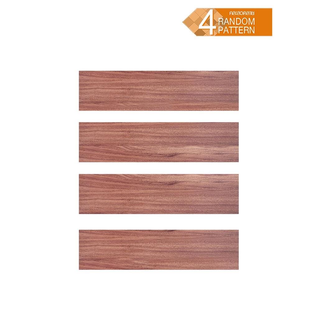 กระเบื้องพื้น 15x60 ซม. MAXIMUS เฮย์วู้ด น้ำตาลแดง A 1 ตร.ม.