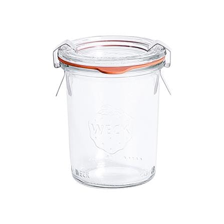 ขวดโหลแก้วฝาดึง WECK MINI MOLD 160 มล. สีใส/ส้ม_0