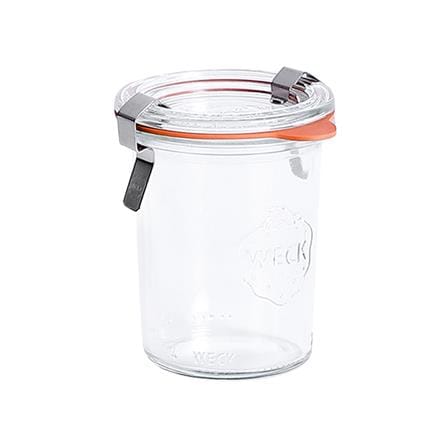 ขวดโหลแก้วฝาดึง WECK MINI MOLD 160 มล. สีใส/ส้ม_1