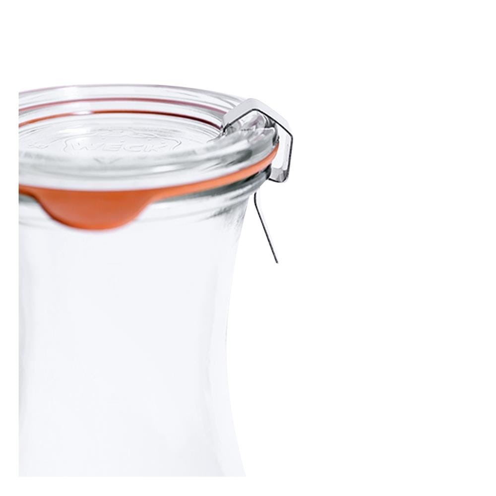 ขวดโหลแก้วฝาดึง WECK JUICE 1062 มล. สีใส/ส้ม