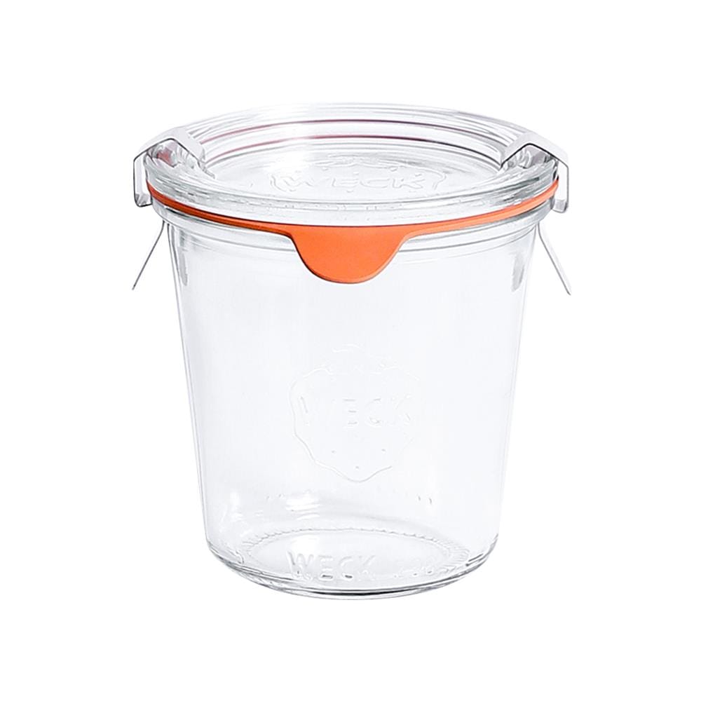 ขวดโหลแก้วฝาดึง WECK MOLD 290 มล. สีใส/ส้ม