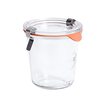 ขวดโหลแก้วฝาดึง WECK MOLD 290 มล. สีใส/ส้ม_1