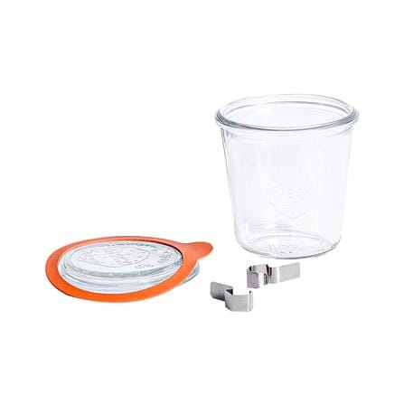 ขวดโหลแก้วฝาดึง WECK MOLD 290 มล. สีใส/ส้ม_2