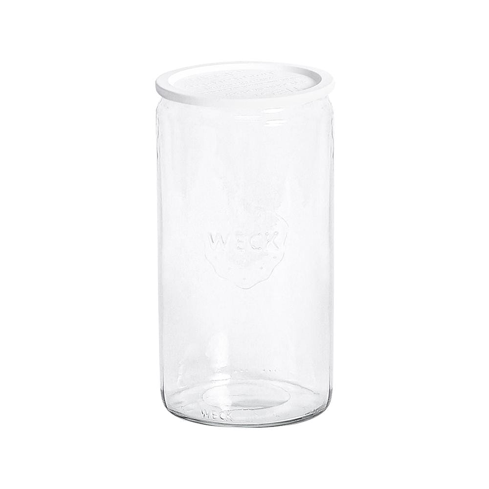 ขวดโหลแก้วฝาดึง WECK CYLINDER 1590 มล. สีขาว/ใส