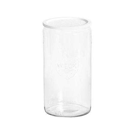 ขวดโหลแก้วฝาดึง WECK CYLINDER 1590 มล. สีขาว/ใส_0