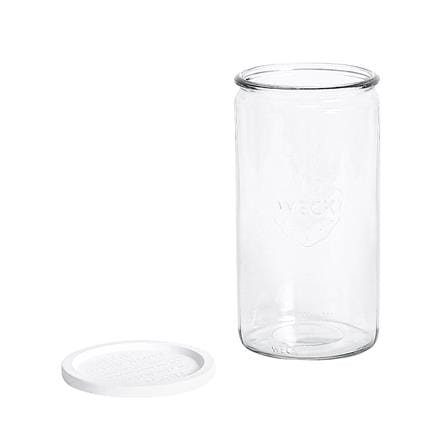 ขวดโหลแก้วฝาดึง WECK CYLINDER 1590 มล. สีขาว/ใส_1