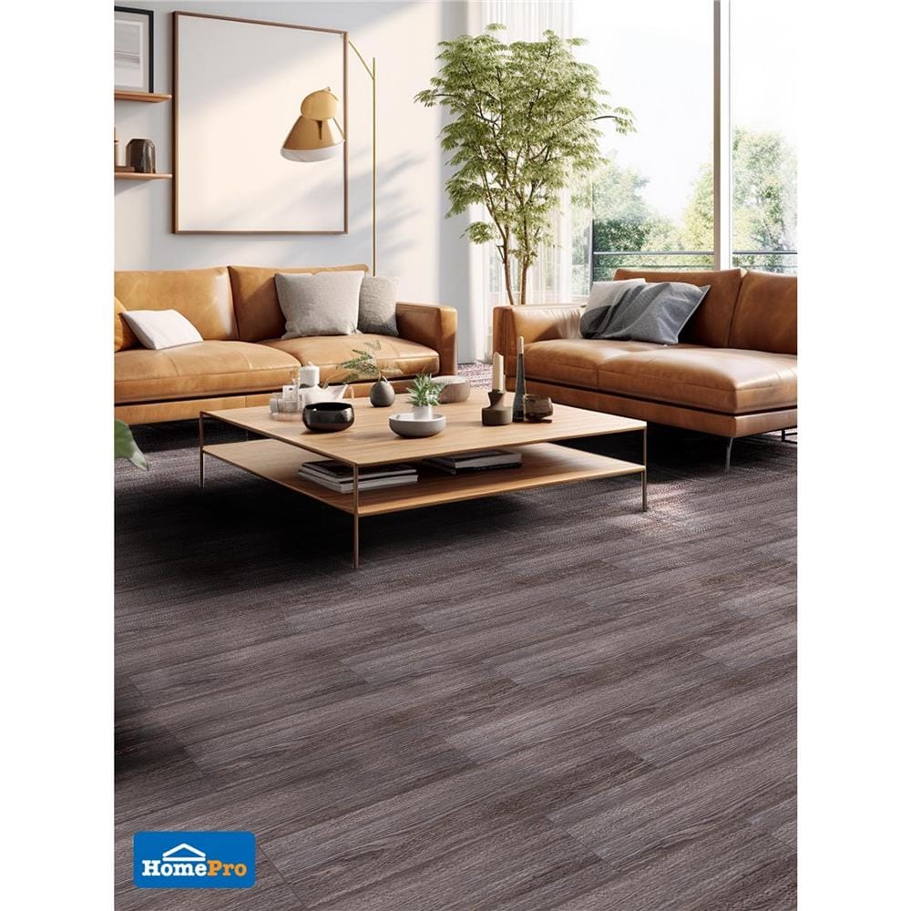 กระเบื้องพื้น 15x60 ซม. MAXIMUS เฮย์วู้ด น้ำตาลเข้ม A 1 ตร.ม.