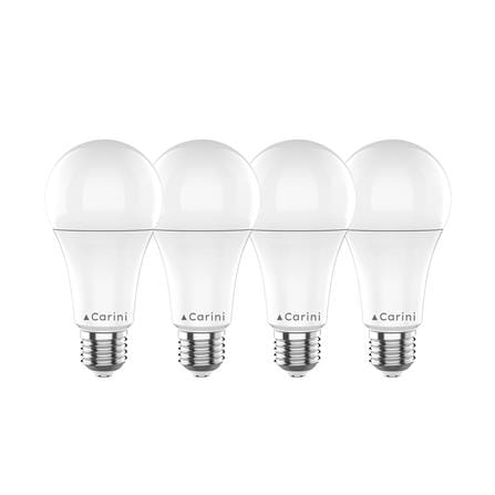 หลอด LED CARINI A65 ECOLIFE 15 วัตต์ WARM WHITE E27 แพ็ก 4 ชิ้น_0