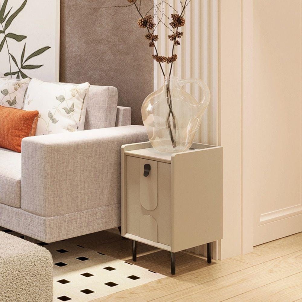 ตู้ข้างเตียง SB FURNITURE LAVIQUE 19225504 30 ซม. สีครีม