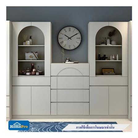 ตู้ลิ้นชัก 4 ลิ้นชัก FURDINI CURVE 80 ซม. สีเทา_6