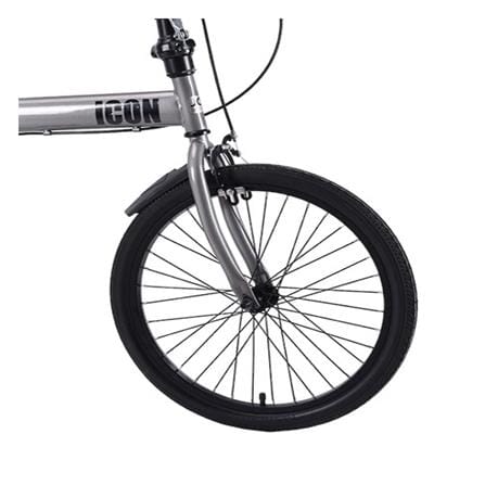 จักรยานพับ 20 นิ้ว JOY BICYCLE ICON สีเทา_4
