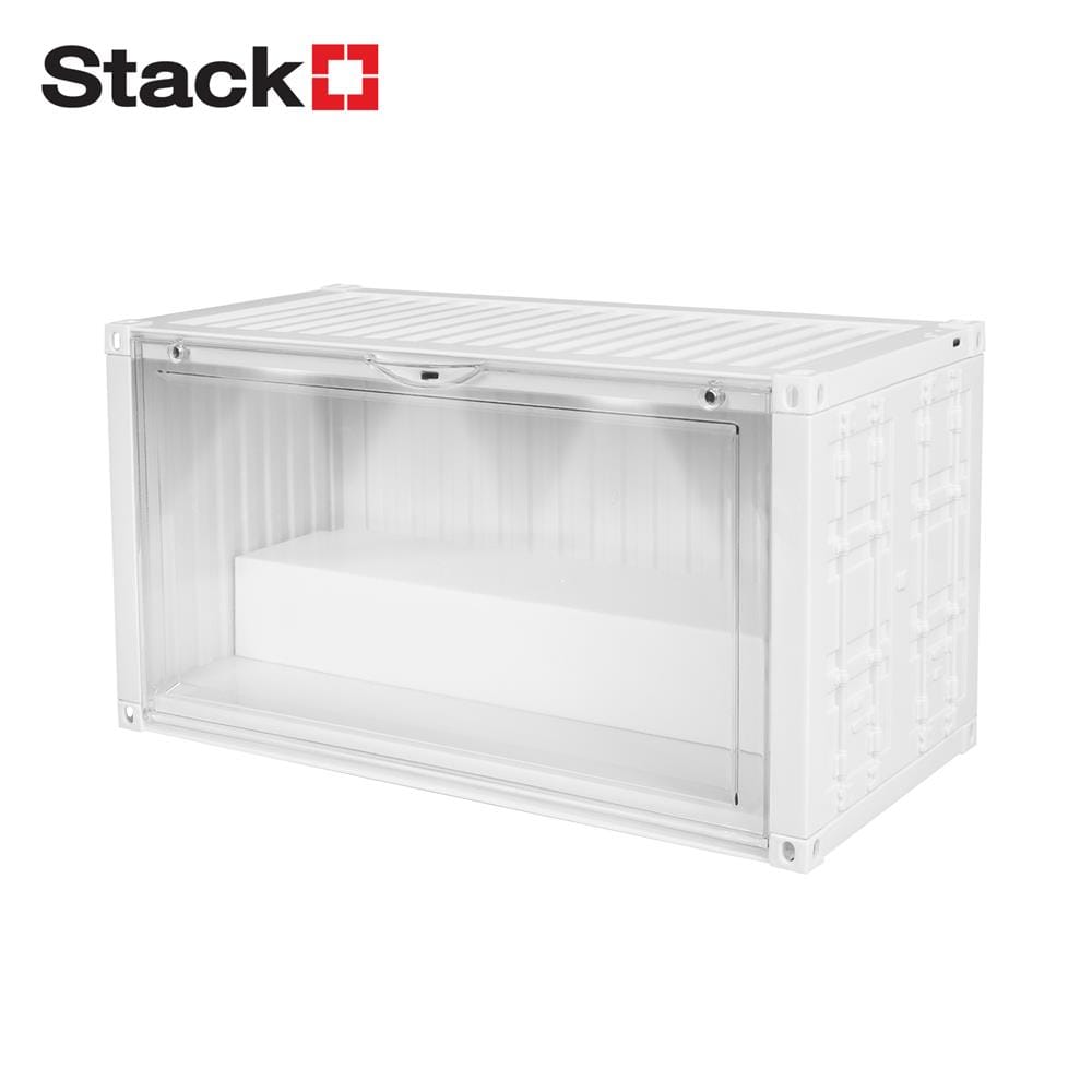 กล่องจัดเก็บโมเดล มีไฟ STACKO PLAY 35.5x19x17.5 ซม. สีขาว