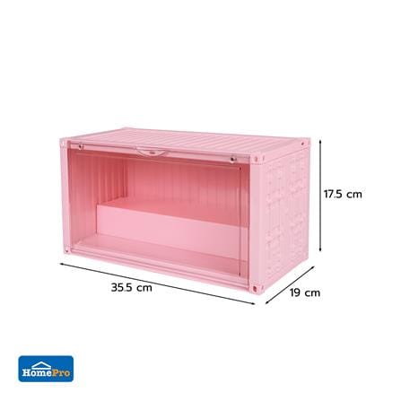 กล่องจัดเก็บโมเดล STACKO PLAY 35.5x19x17.5 ซม. สีชมพู_9
