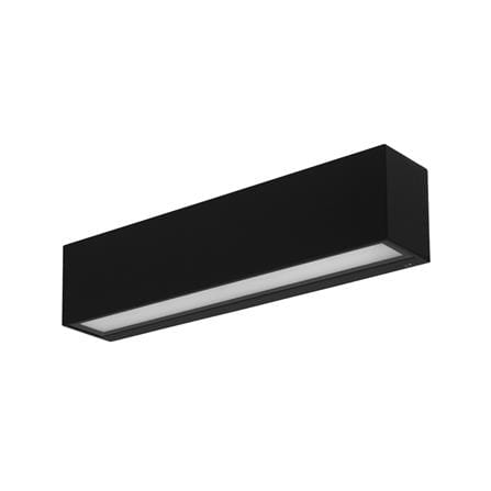 ไฟผนังภายนอก LED L&E 65-A0607 8 วัตต์ WARM WHITE สีดำ