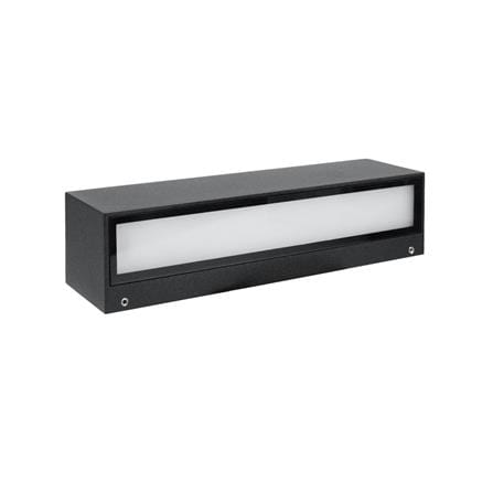 ไฟผนังภายนอก LED L&E 65-A0607 8 วัตต์ WARM WHITE สีดำ_2