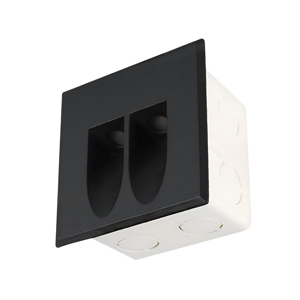 ไฟผนังภายนอก LED L&E 65-A0505 3 วัตต์ WARM WHITE สีดำ