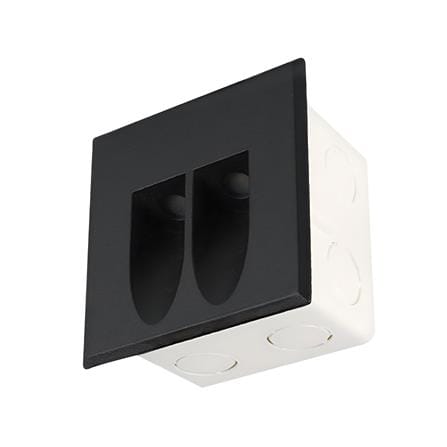 ไฟผนังภายนอก LED L&E 65-A0505 3 วัตต์ WARM WHITE สีดำ_1