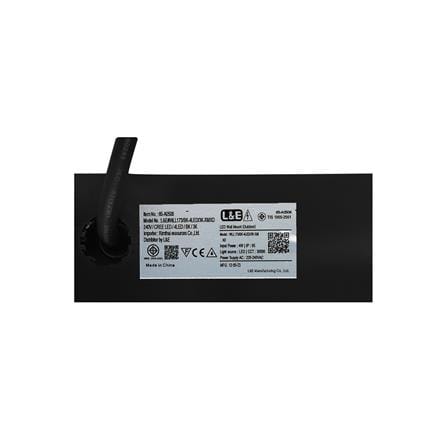 ไฟผนังภายนอก LED L&E 65-A0506 4 วัตต์ WARM WHITE สีดำ_5