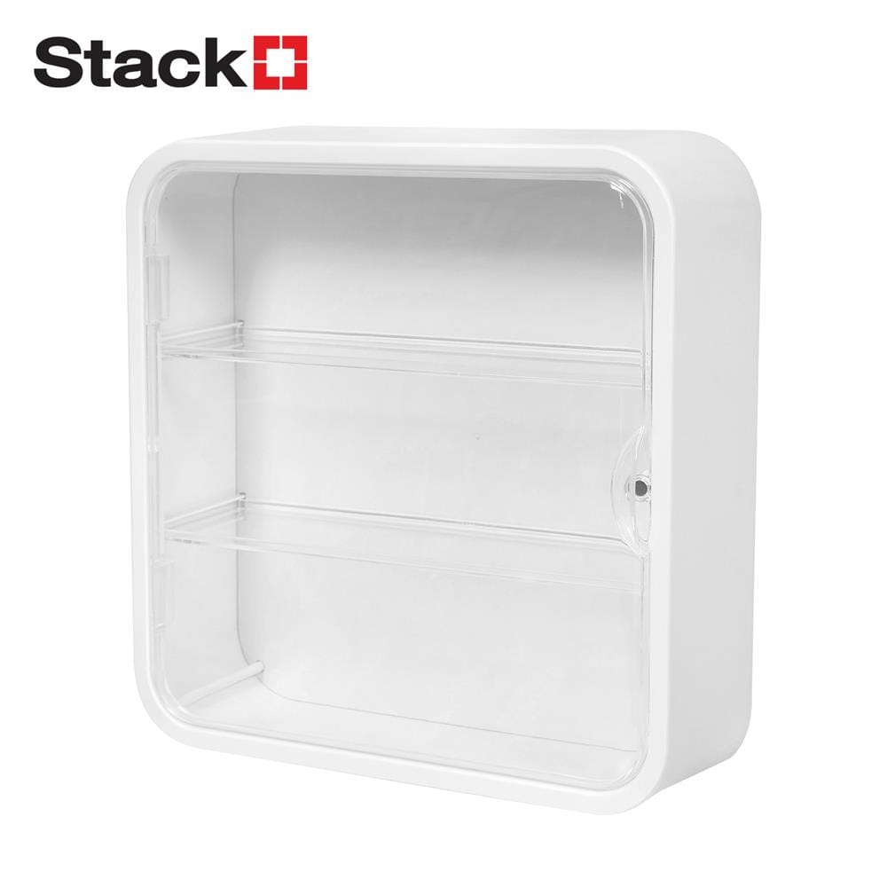 กล่องโชว์โมเดลติดผนัง STACKO PLAY 29.5x8x29.5 ซม. สีขาว_1