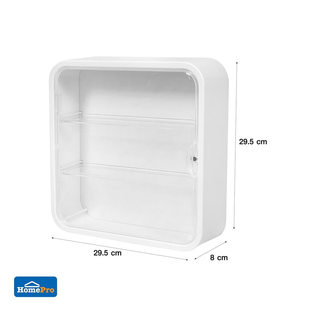 กล่องโชว์โมเดลติดผนัง STACKO PLAY 29.5x8x29.5 ซม. สีขาว