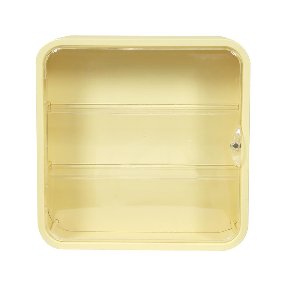 กล่องโชว์โมเดลติดผนัง STACKO PLAY 29.5x8x29.5 ซม. สีเหลือง