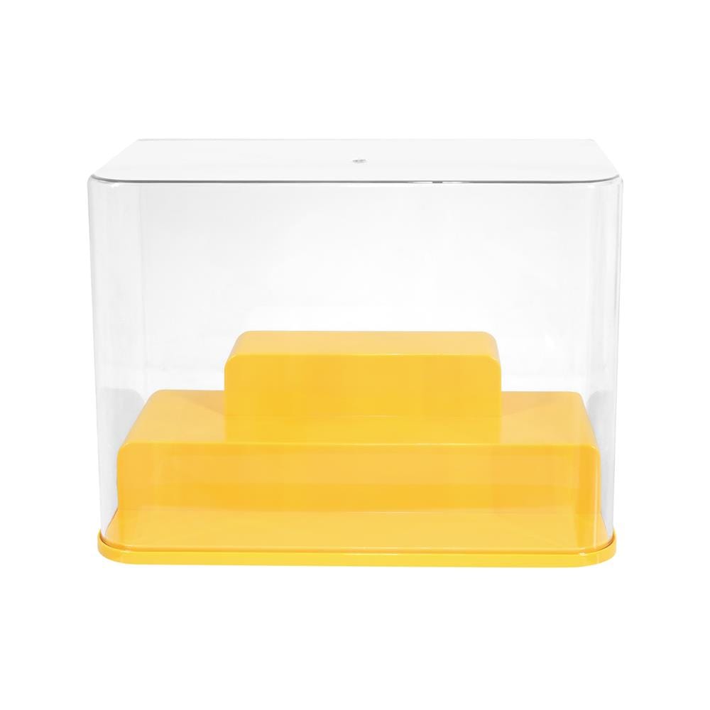 กล่องแท่นวางโชว์โมเดล STACKO PLAY 31x17.5x23 ซม. สีเหลือง