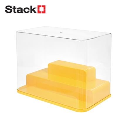 กล่องแท่นวางโชว์โมเดล STACKO PLAY 31x17.5x23 ซม. สีเหลือง_1