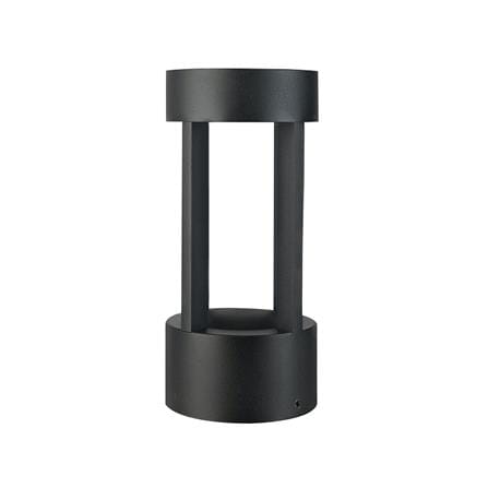 ไฟหัวเสา LED L&E  9P-A0246 6 วัตต์ WARM WHITE สีดำ_2
