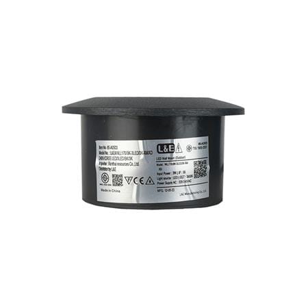 ไฟผนังภายนอก LED L&E 65-A0503 3 วัตต์ WARM WHITE สีดำ_1