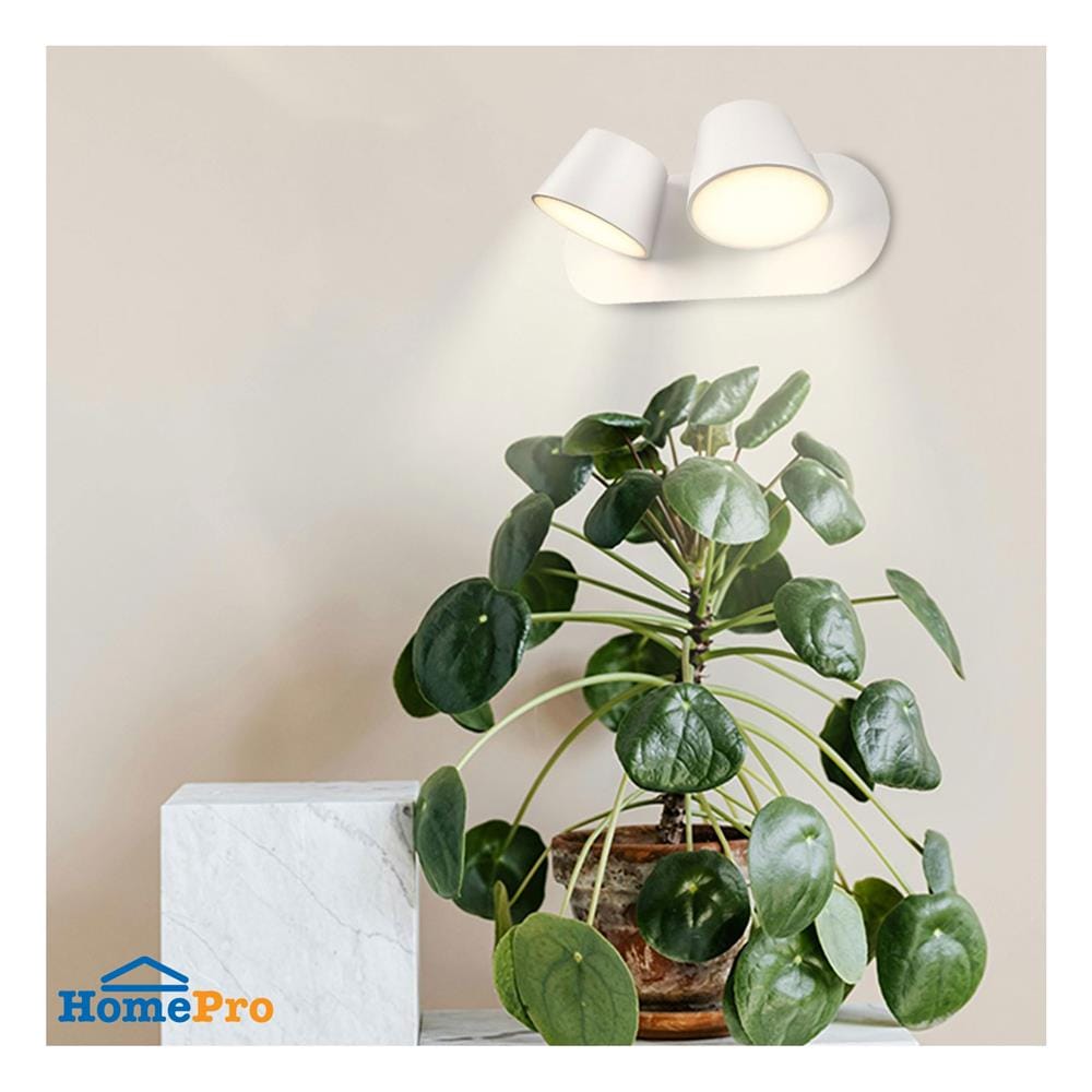 ไฟกิ่งภายใน LED L&E 01-A0220 12 วัตต์ WARM WHITE สีขาว 2 หัว
