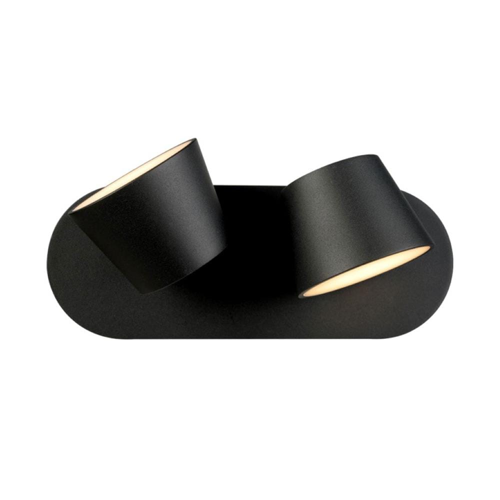 ไฟกิ่งภายใน LED L&E 01-A0219 12 วัตต์ WARM WHITE สีดำ 2 หัว