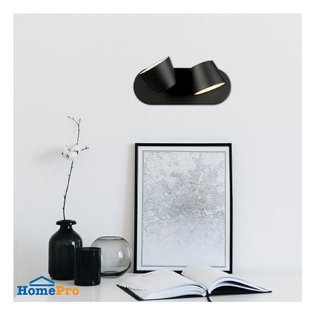 ไฟกิ่งภายใน LED L&E 01-A0219 12 วัตต์ WARM WHITE สีดำ 2 หัว_1