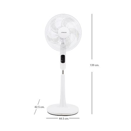 พัดลมตั้งพื้น 16 นิ้ว HITACHI LF-A6RCWN สีขาว_5