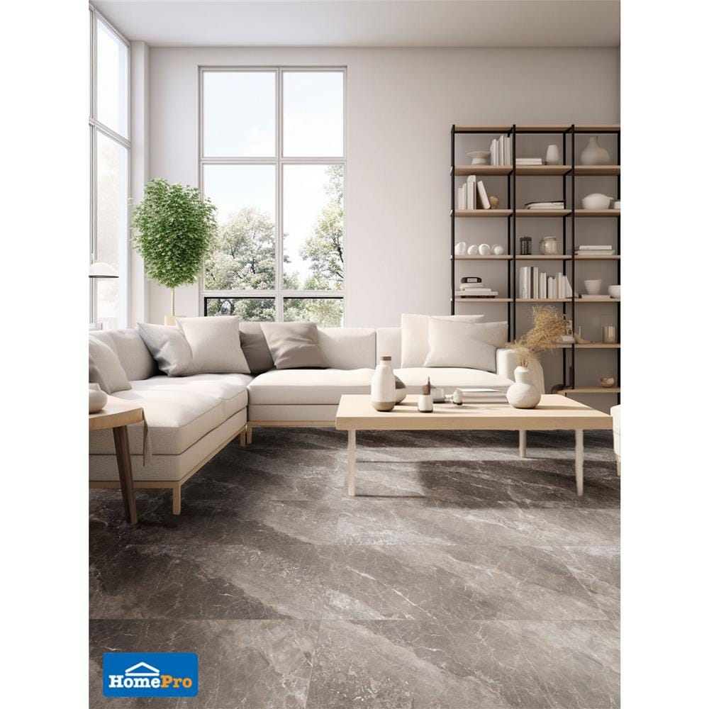 กระเบื้องพื้นพอร์ซเลน 80x160 ซม. TARA เซเลไนด์ น้ำตาลอ่อน 2.56 ตร.ม.