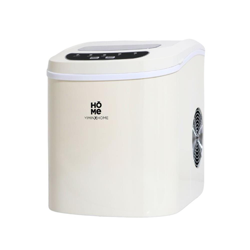 เครื่องทำน้ำแข็งอัตโนมัติ YIMIN HOME HZB-12/SA สีครีม