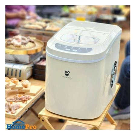 เครื่องทำน้ำแข็งอัตโนมัติ YIMIN HOME HZB-12/SA สีครีม_6