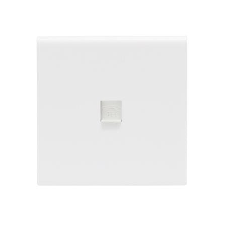 เต้ารับโทรศัพท์ SAHN 6P/4C D17-WHM สีขาวด้าน_0